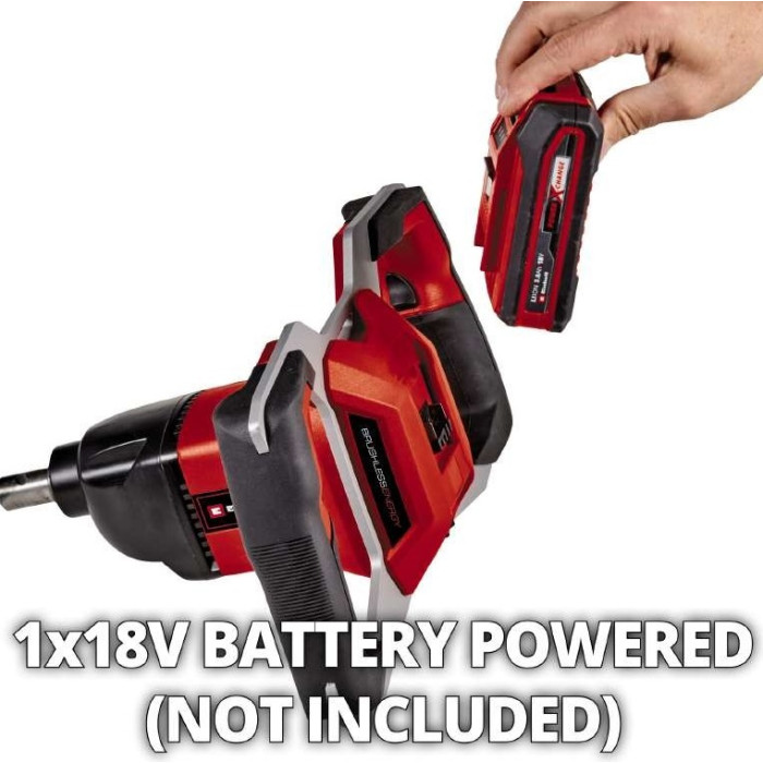 Бур грунтовий Einhell Professional GP-EA 18/150LI BL - Solo акумуляторний PXC 18В 125об·хв бур 80/15см 5.7кг без АКБ та ЗП