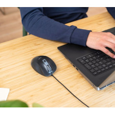 Миша Trust Fyda ComFortable ECO, USB-A, чорно-сірий