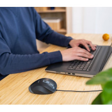 Миша Trust Fyda ComFortable ECO, USB-A, чорно-сірий