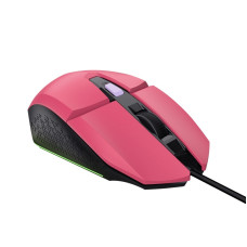 Миша Trust GXT 109 Felox, RGB, USB-A, рожевий