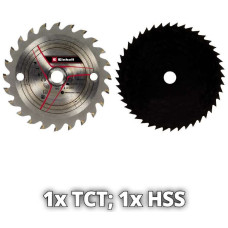 Пила дискова акмуляторна Einhell TE-CS 18/89LI - Solo PXC 18В 89х10мм 1.72кг без АКБ та ЗП