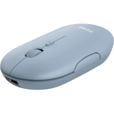 Миша Trust Puck Rechargeable,  Ultra-Thin,  BT/WL,  Silent, синій