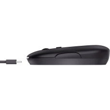 Миша Trust Puck Rechargeable,  Ultra-Thin,  BT/WL,  Silent,  чорний
