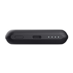 Акумулятор портативний літій-іонний power bank Trust Magnetic, 5000 мА·год, USB-C/бездротова зарядка, 15W, чорний