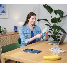Акумулятор портативний літій-іонний power bank Trust Primo ECO, 10000мА·год, 2хUSB-A/USB-C, 15W, зелений