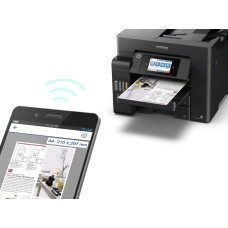 БФП ink color A4 Epson EcoTank L6550 32_22 ppm Fax DADF Duplex USB Ethernet Wi-Fi 4 inks Pigment