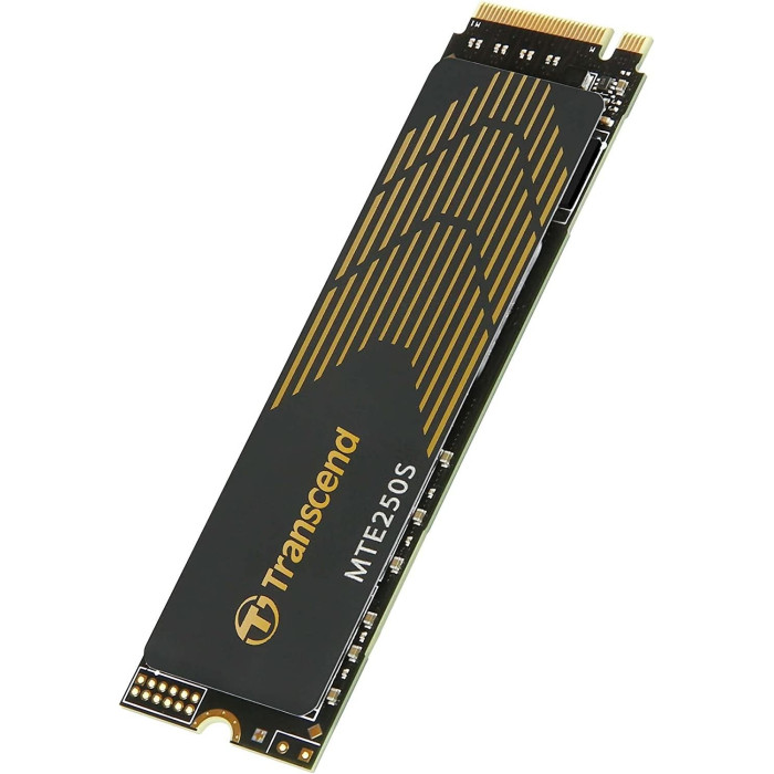 Накопичувач SSD Transcend M.2 4TB PCIe 4.0 MTE250S + розсіювач тепла