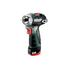 Шурупокрут-дриль акумуляторний Metabo PowerMaxx BS BL Q 12В 2х2.0А·год 20·38Нм кейс 0-400·0-1500об·хв 0.8кг