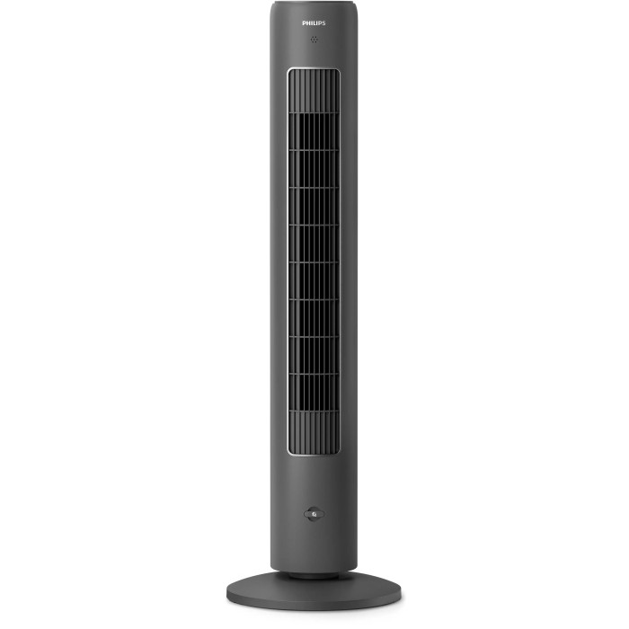 Вентилятор Philips колонний, 110см, 40Вт, пульт ДК, дисплей, графіт