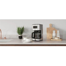 Кавоварка Electrolux крапельна 1.375л, мелена, дисплей, програмований таймер, метал