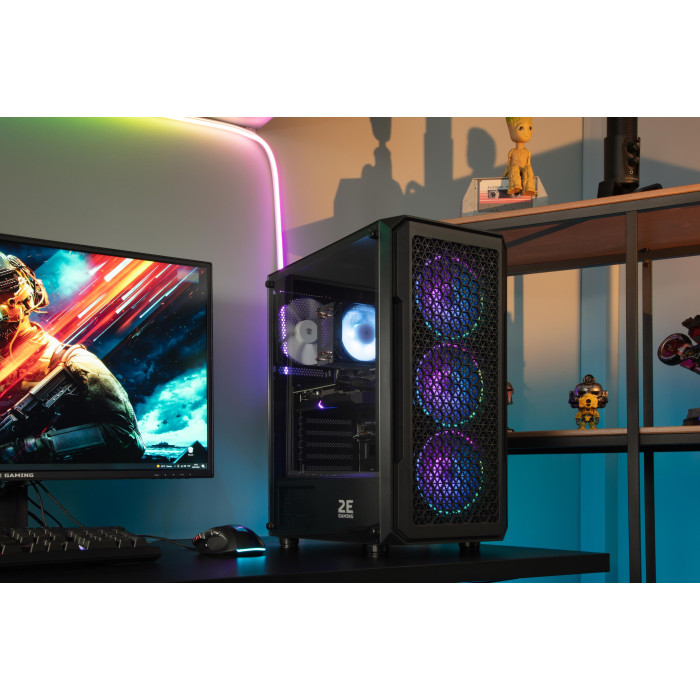 Комп’ютер персональний 2E Complex Gaming AMD R5-5600, 16Gb, F500GB, NVD3050-8, B550, G338, 550W, FreeDos