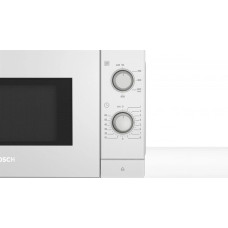 Мікрохвильова піч Bosch, 20л, мех. керув., 800Вт, білий