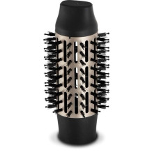 Фен-щітка Remington Blow Dry & Style Caring, 1000Вт, 2 режими, іоніз-я, хол. обдув, чохол, кераміка, чорно-золотий