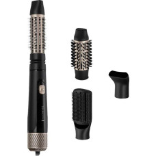 Фен-щітка Remington Blow Dry & Style Caring, 1000Вт, 2 режими, іоніз-я, хол. обдув, чохол, кераміка, чорно-золотий