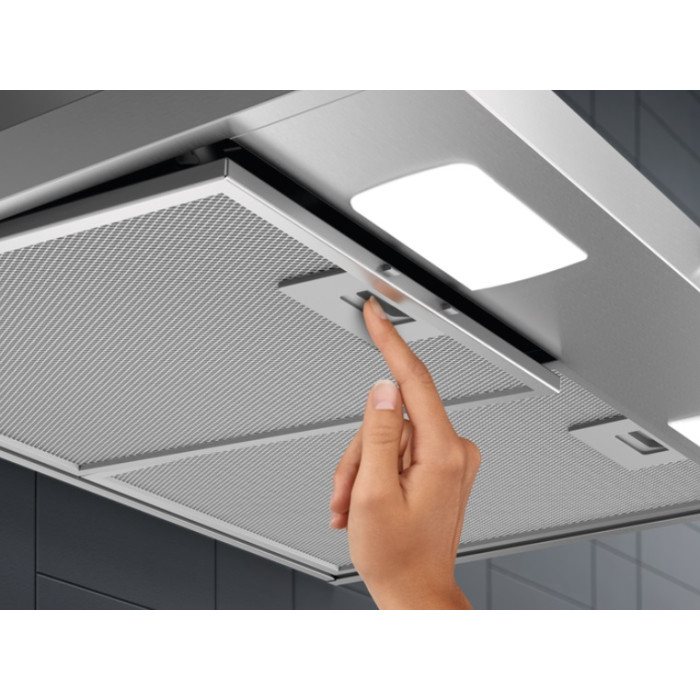 Витяжка Electrolux купольна, 60см, 420м.куб/год., нерж