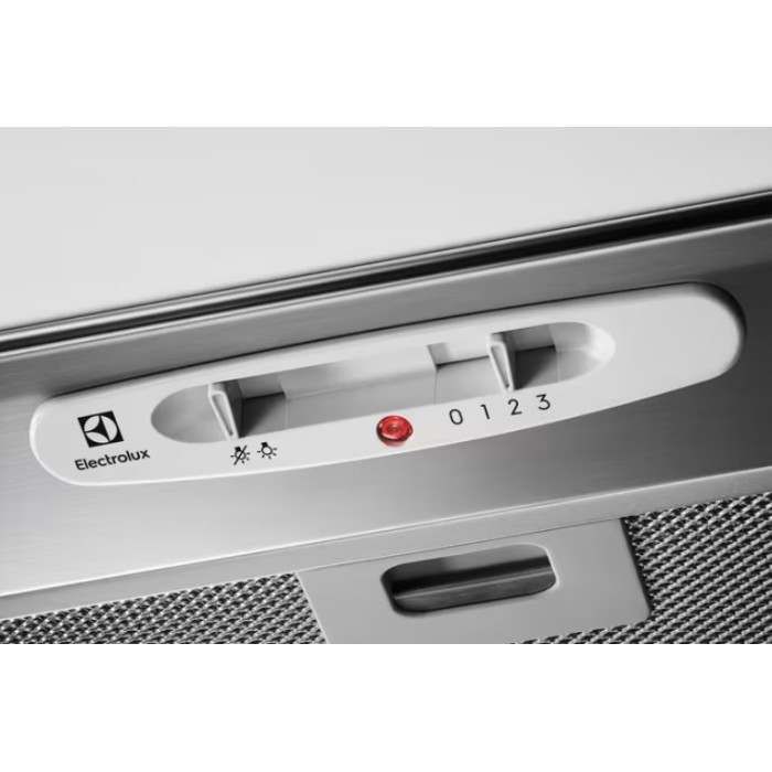Витяжка Electrolux вбудована, 52см, 600м.куб/год., нерж