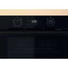 Духова шафа Whirlpool електрична, 71л, A+, дисплей, конвекція, телескопічні напрямні, чорний