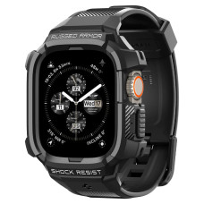 Чохол та ремінець 2в1 Spigen для Apple Watch Ultra 49mm, Rugged Armor Pro, Black