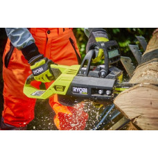 Рукавички робочі Ryobi RAC258L, козяча шкіра, захист від порізів, р.L, чорно-жовтий