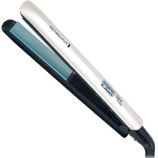Фен+випрямляч Remington набір Shine Therapy, 2300Вт, 3 режими, дифузор,щипці для волосся(150-230°С,кераміка), біло-блакитний