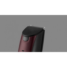 Тример Remington Beard Kit, для бороди, вусів і голови, акум., титан.напил., бордовий