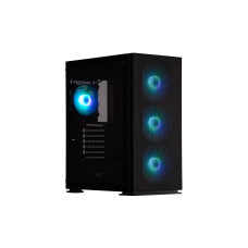 Корпус 2E GAMING Virtus Neo G3301N без БЖ 2xUSB3.0, 1xUSB2.0, 3x140мм ARGB, 1x120мм ARGB,  VGA 340мм, LCS ready, контролер з пультом, TG Side Panel, ATX, чорний