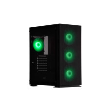 Корпус 2E GAMING Virtus Neo G3301N без БЖ 2xUSB3.0, 1xUSB2.0, 3x140мм ARGB, 1x120мм ARGB,  VGA 340мм, LCS ready, контролер з пультом, TG Side Panel, ATX, чорний