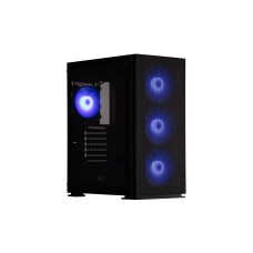 Корпус 2E GAMING Virtus Neo G3301N без БЖ 2xUSB3.0, 1xUSB2.0, 3x140мм ARGB, 1x120мм ARGB,  VGA 340мм, LCS ready, контролер з пультом, TG Side Panel, ATX, чорний