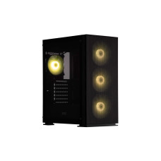 Корпус 2E GAMING Virtus Neo G3301N без БЖ 2xUSB3.0, 1xUSB2.0, 3x140мм ARGB, 1x120мм ARGB,  VGA 340мм, LCS ready, контролер з пультом, TG Side Panel, ATX, чорний
