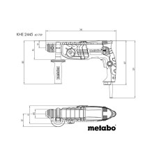 Перфоратор Metabo KHE 2445 SDS-plus 800Вт 2.4Дж 2.8кг