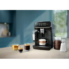 Кавомашина Philips Series 2300 1.8л, зерно + мелена, автомат.капучинатор, сенсор.керування, чорний