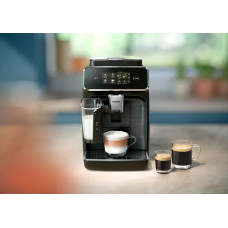 Кавомашина Philips Series 2300 1.8л, зерно + мелена, автомат.капучинатор, сенсор.керування, чорний
