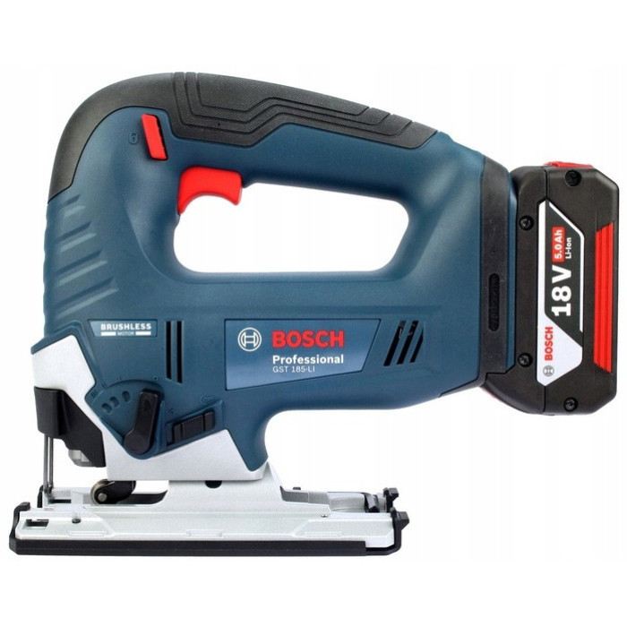 Лобзик акумуляторний Bosch Professional GST 185-LI 18В 2х4А·год 3500об·хв хід 26мм 2кг кейс