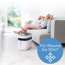 Очисник повітря Beurer Maremed, 50м2, 150м3/год, дисплей, 2-грубої очистки+1 водяний, створення морського клімату, білий