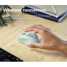 Миша Trust Mydo Silent, WL, зелений