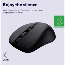 Миша Trust Mydo Silent, WL, чорний