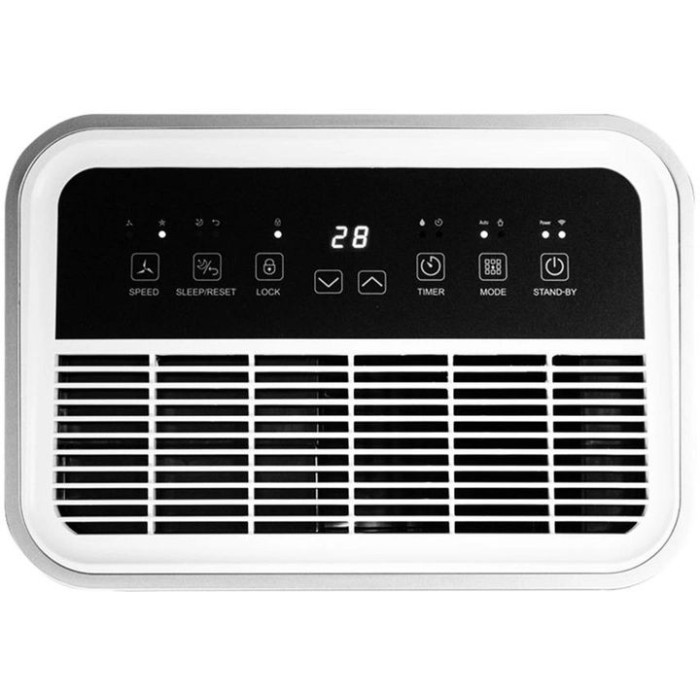 Осушувач повітря MYCOND ROOMER SMART 25, 25л.на добу, 50м.кв  , 180м3/год, 380Вт, дисплей, ел.кер-ня,очищення повітря, іонізація, Wi-Fi, таймер, авто вимк., білий