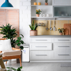 Осушувач повітря MYCOND ROOMER SMART 25, 25л.на добу, 50м.кв  , 180м3/год, 380Вт, дисплей, ел.кер-ня,очищення повітря, іонізація, Wi-Fi, таймер, авто вимк., білий