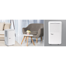 Осушувач повітря MYCOND TIBO ECO 10, 10л.на добу, 20м.кв  , 120м3/год, 195Вт, дисплей, ел.кер-ня, таймер, авто вимк., білий