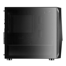 Корпус SilverStone Fara FAV1MB-PRO без БЖ, 2xUSB3.0, 2xUSB2.0, 1x120мм, ARGB VGA 379мм, LCS ready, TG Side Panel, mATX, чорний