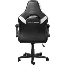Крісло Trust GXT703W Riye, ПУ шкіра, Foldable Armrests, білий