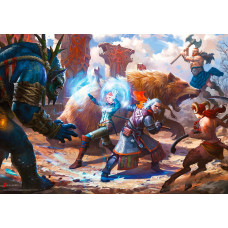 Пазл GoodLoot The Witcher: Geralt & Triss in Battle 1000 ел.