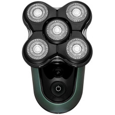 Бритва електр. для голови Remington роторна Ultimate Series RX7,  бритв.головок-5, Li-Ion, сух.+волог., тример, чорно-зелений