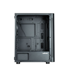 Корпус Zalman I4 TG без БЖ, 2xUSB3.0, 1xUSB2.0, 4x140мм RGB, VGA 320мм, LCS ready, TG Side Panel, ATX, чорний