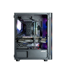 Корпус Zalman I4 TG без БЖ, 2xUSB3.0, 1xUSB2.0, 4x140мм RGB, VGA 320мм, LCS ready, TG Side Panel, ATX, чорний