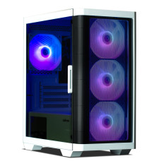 Корпус Zalman M4 без БЖ, 2xUSB3.0, 1xUSB2.0, 4x120мм ARGB, VGA 320мм, LCS ready, TG Side Window, mATX, білий