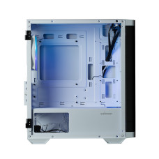 Корпус Zalman M4 без БЖ, 2xUSB3.0, 1xUSB2.0, 4x120мм ARGB, VGA 320мм, LCS ready, TG Side Window, mATX, білий