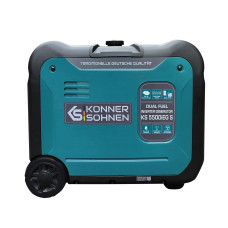 Генератор газобензиновий інверторний Konner&Sohnen KS 5500iEG S, 230В, 5.5кВт, електростартер, 52.5кг