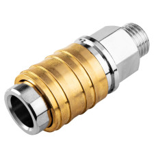 Муфта швидкознімна Neo Tools до компресора, 1/4", 16бар, нержавіюча сталь, латунь