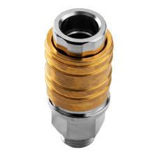 Муфта швидкознімна Neo Tools до компресора, 1/4", 16бар, нержавіюча сталь, латунь